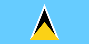 National Flag Of Saint Lucia